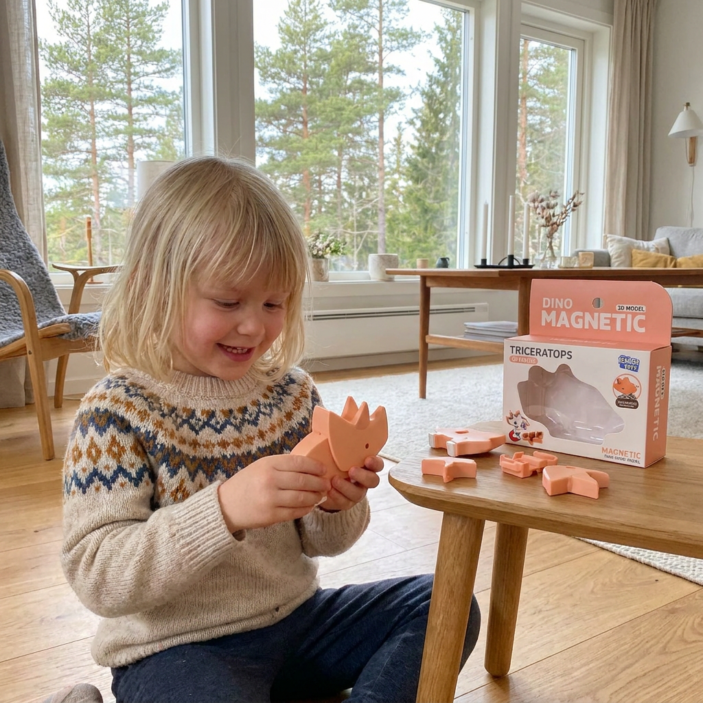 Magnetiskt djurskelett-byggset – Monterbart STEM-lärandeleksak
