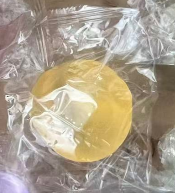 New cross-border 6cm coconut oil and petroleum jelly round stress ball for relieving stress.