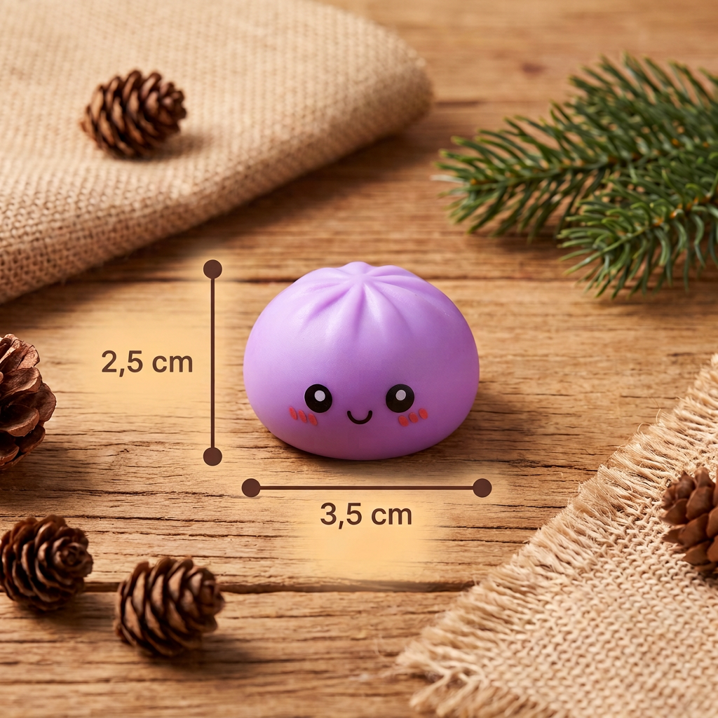 Dumpling Squishy-adventskalender med Hemlighetsfulla Fidget-överraskningar