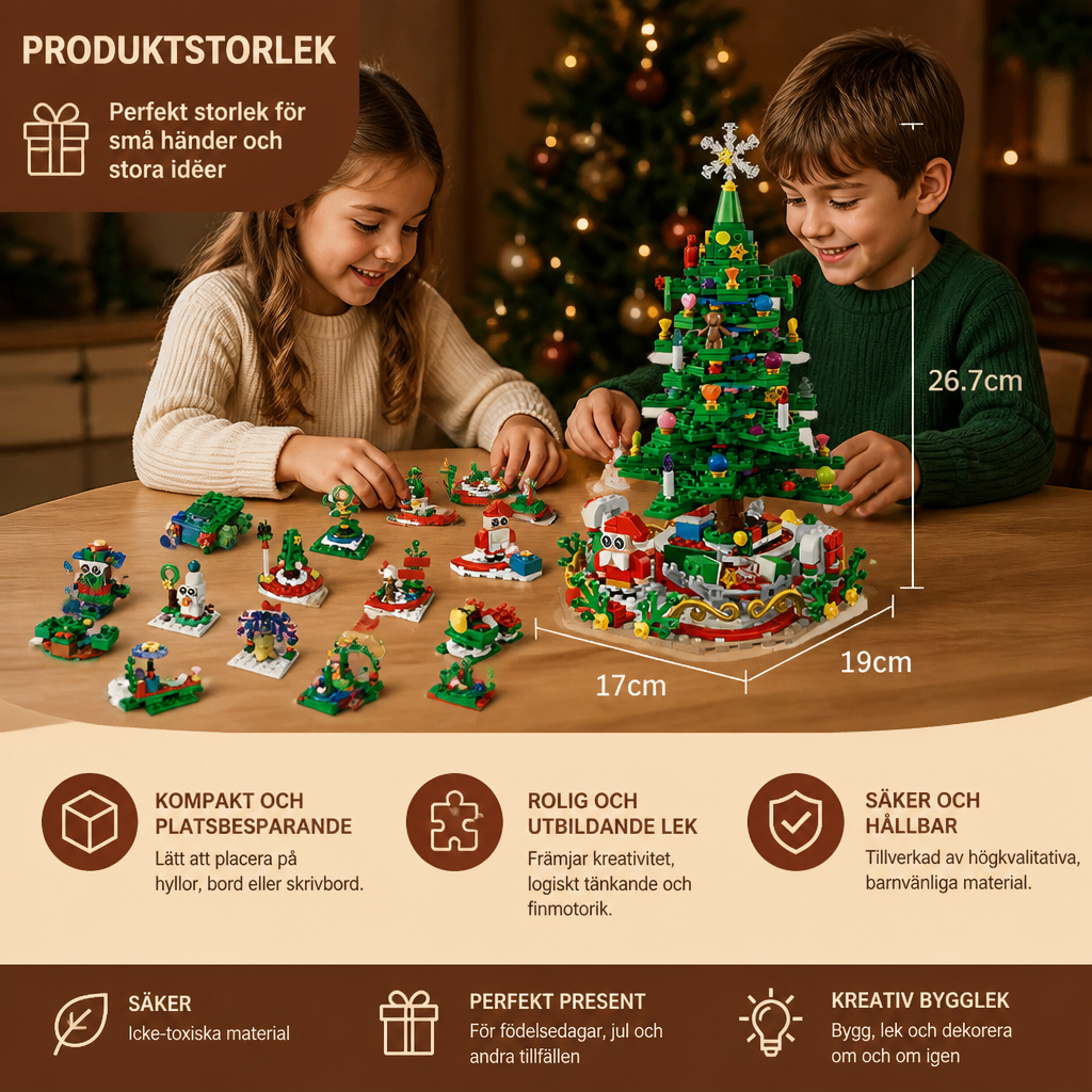Julgransbyggsats – Adventskalender För Barn