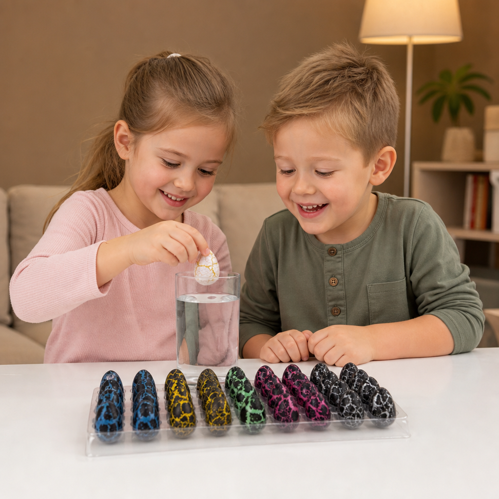 Kläckande Dinosaurieägg-Set – Dinoägg Som Växer I Vatten Med Överraskning