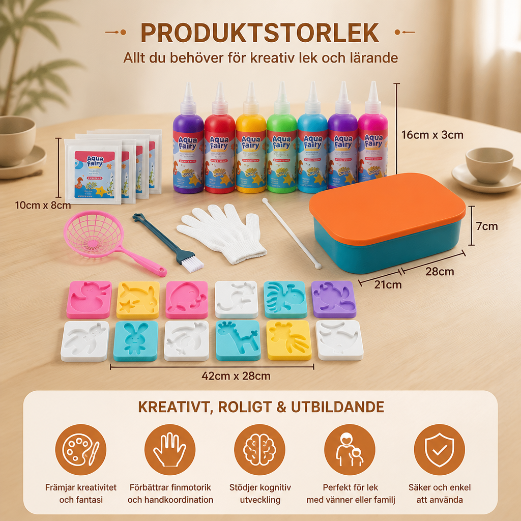 AquaFairy – Vattenpärlor Kreativt Set
