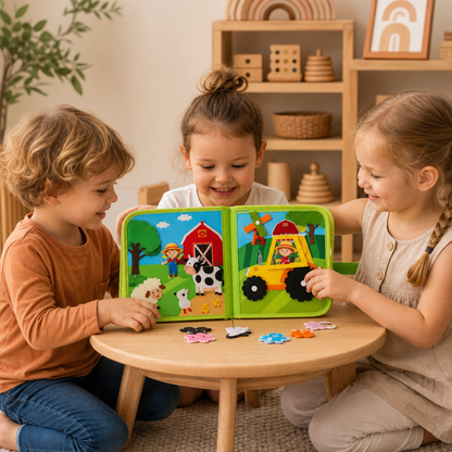 Pedagogisk Montessori-Bondgårdssagobok