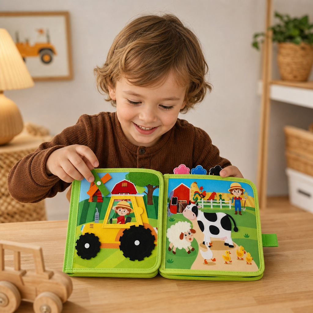 Pedagogisk Montessori-Bondgårdssagobok