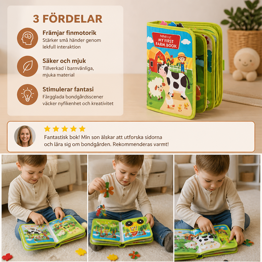 Pedagogisk Montessori-Bondgårdssagobok