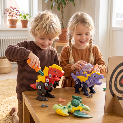Dinosaurieskruvset med sugkoppskanon