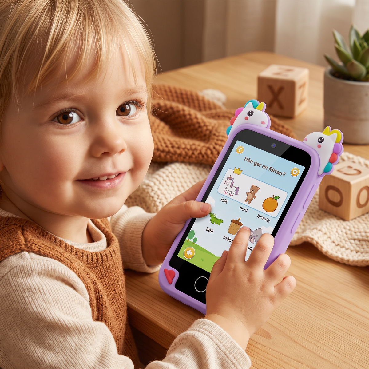 Pedagogisk smarttelefonleksak för barn