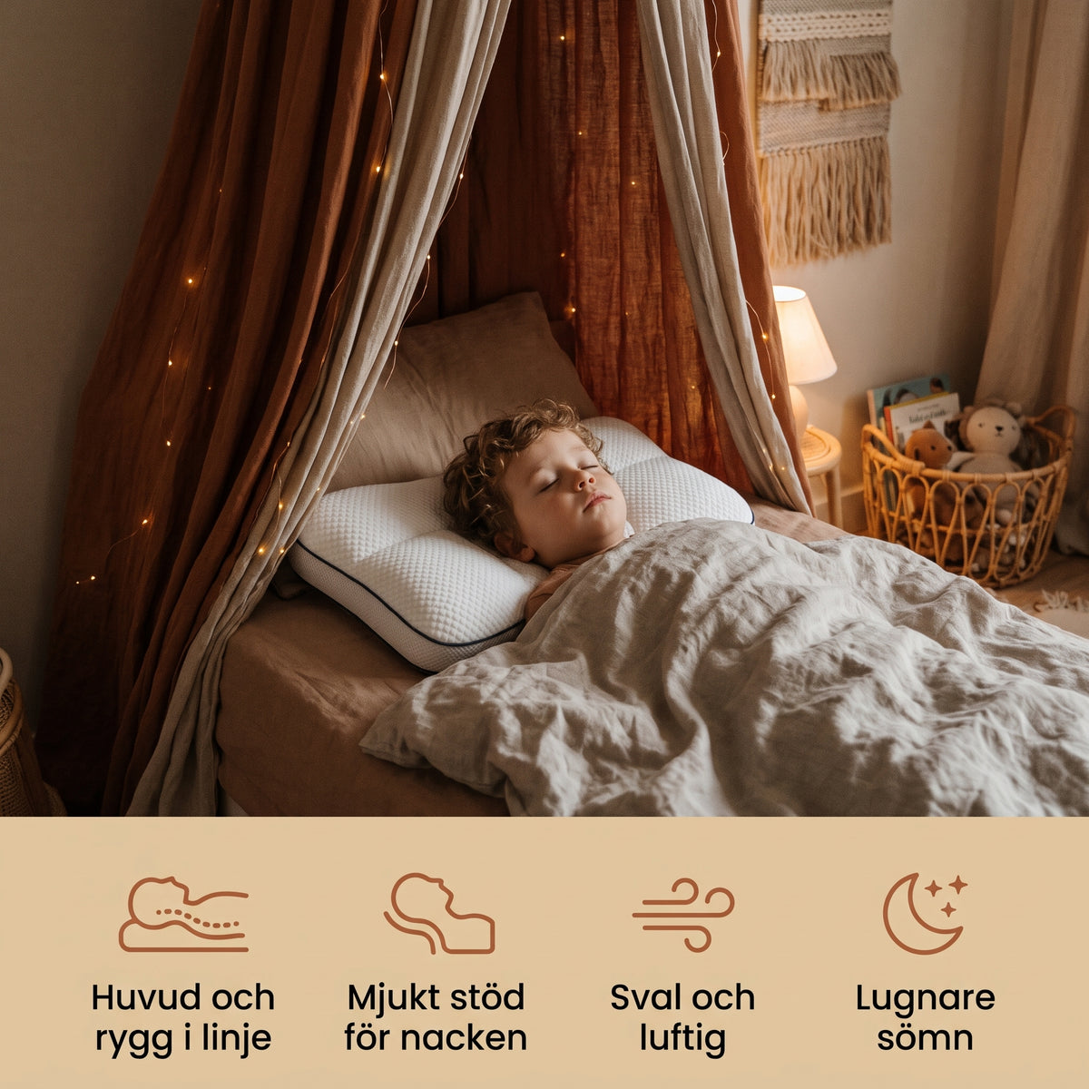 Hållningskudde för barn