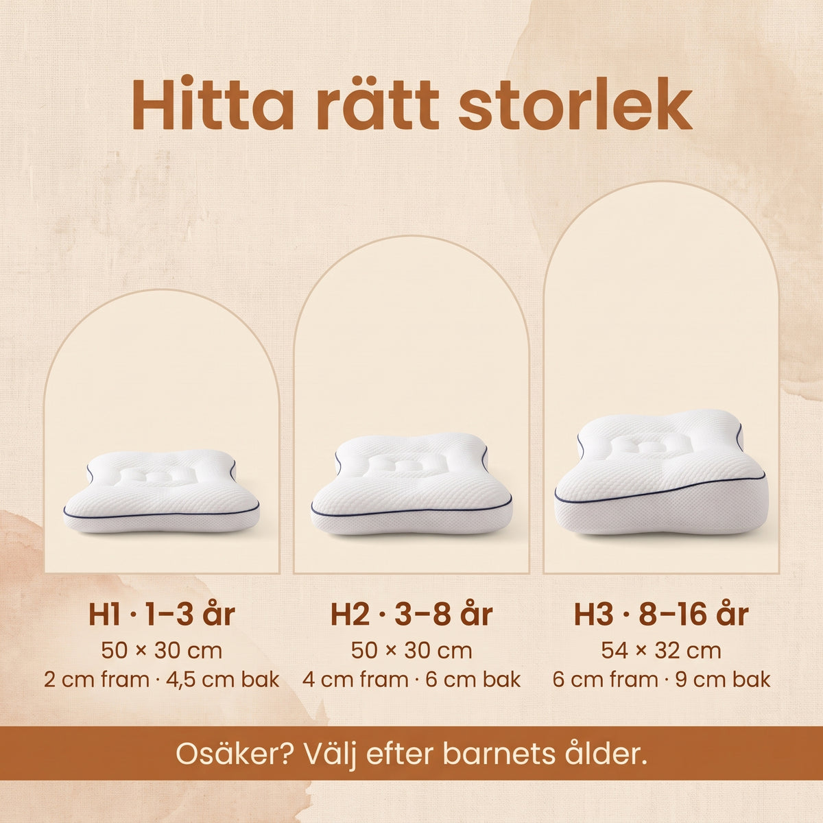 Hållningskudde för barn