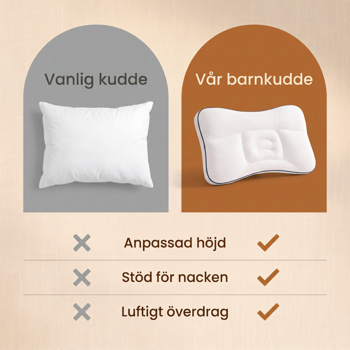 Hållningskudde för barn