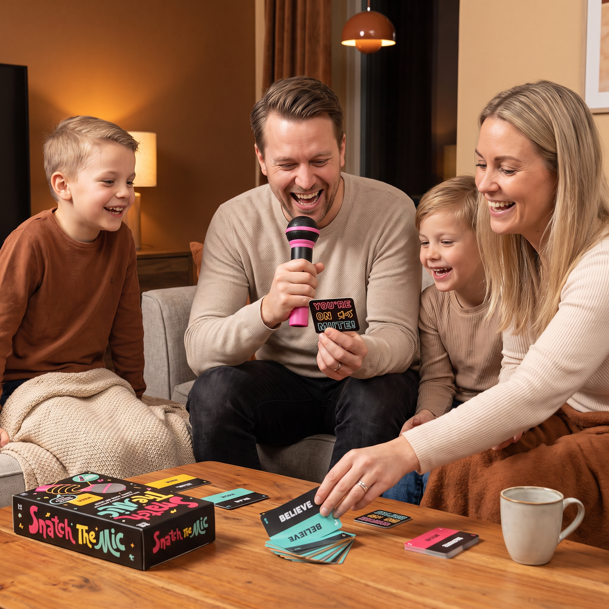 Karaoke Party Spel med Mikrofon – Roligt Familjespel för Vänner & Familj
