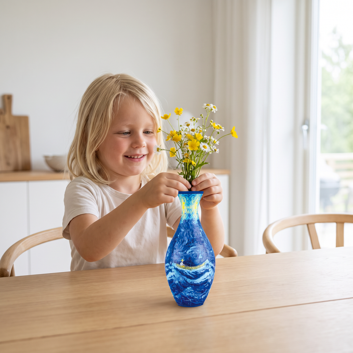 DIY 3D-pusselblomvas