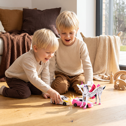 Förvandlande enhörningsbilar