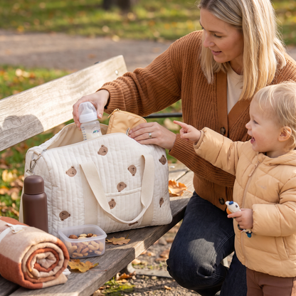 Stor mammaväska för baby – plats för allt mammor behöver!