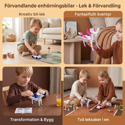Förvandlande enhörningsbilar