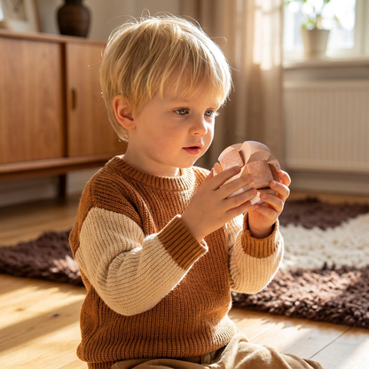 Montessori 3D Trä-Lärpussel Med Kluringar