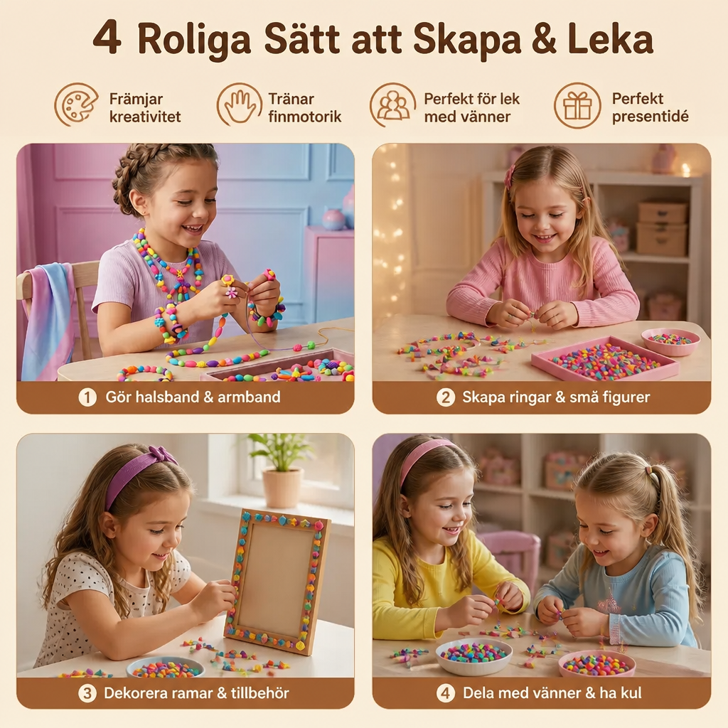 Smyckespysselstenar För Barn