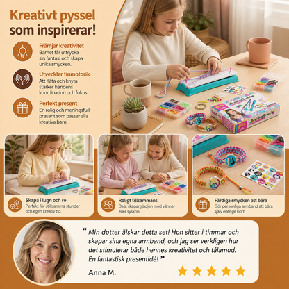Kreativt Armbandspysselset