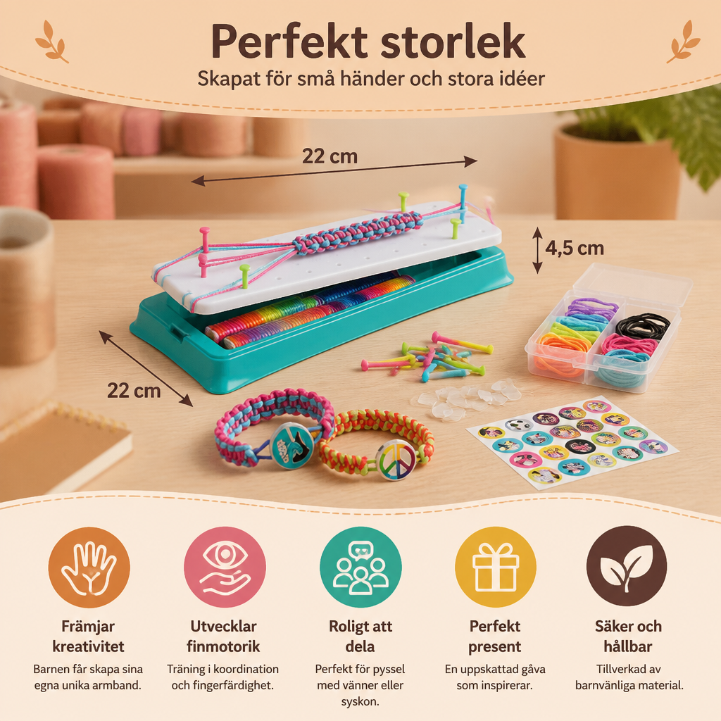 Kreativt Armbandspysselset