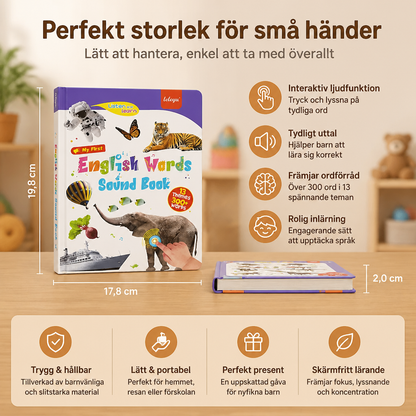 Pratande Engelskt Inlärningsbok För Barn