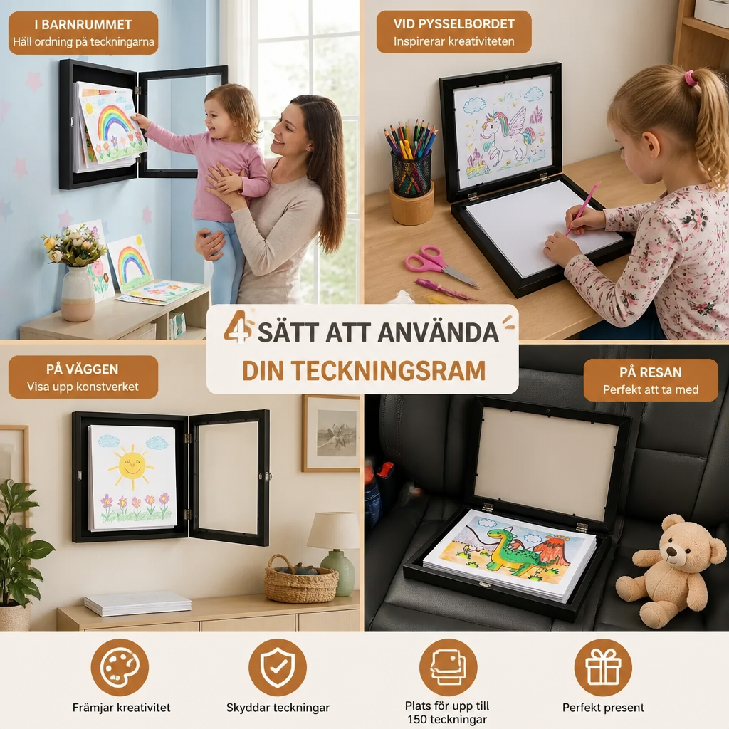 Bildram – Rymmer Upp Till 150 Teckningar