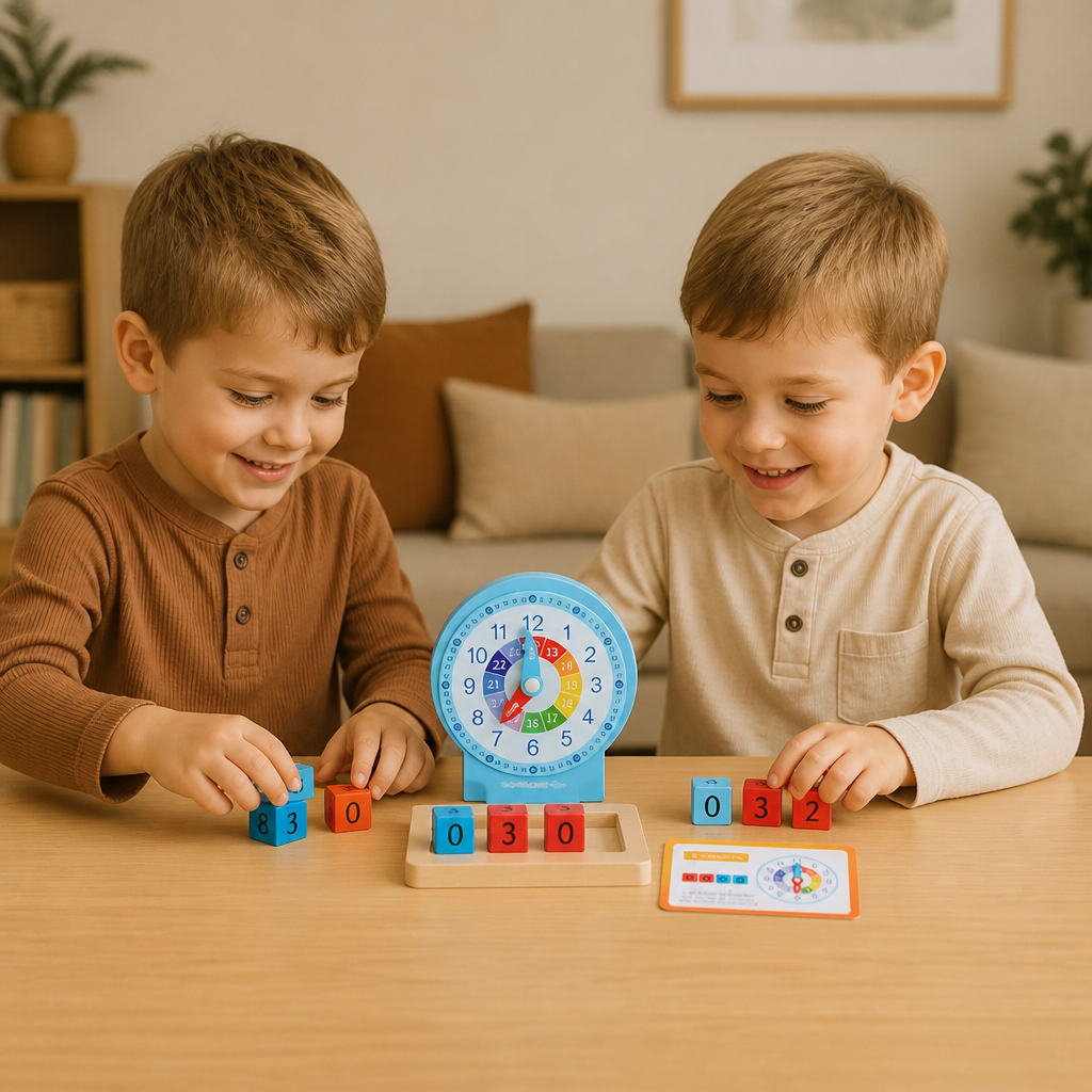 Pedagogisk Montessori Tidslärande Leksak