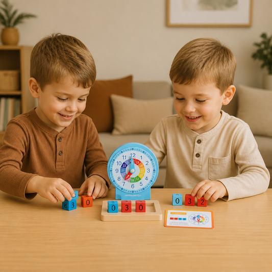 Pedagogisk Montessori Tidslärande Leksak