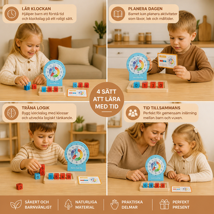 Pedagogisk Montessori Tidslärande Leksak
