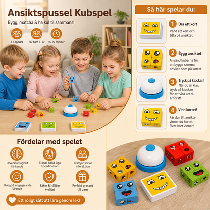 Ansiktspussel Kubspel