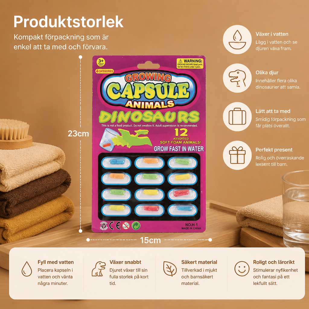 Magiska Vattendjursväxande Kapslar