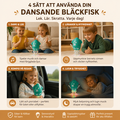 Dansande Bläckfiskleksak För Barn