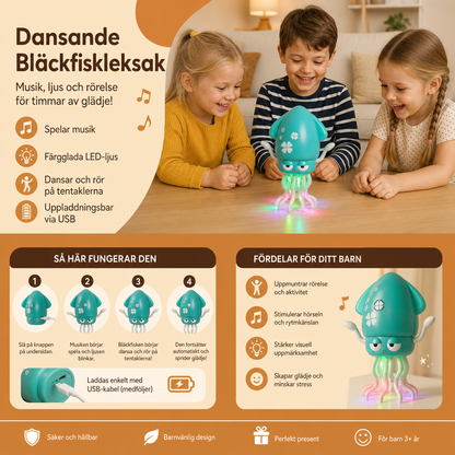Dansande Bläckfiskleksak För Barn
