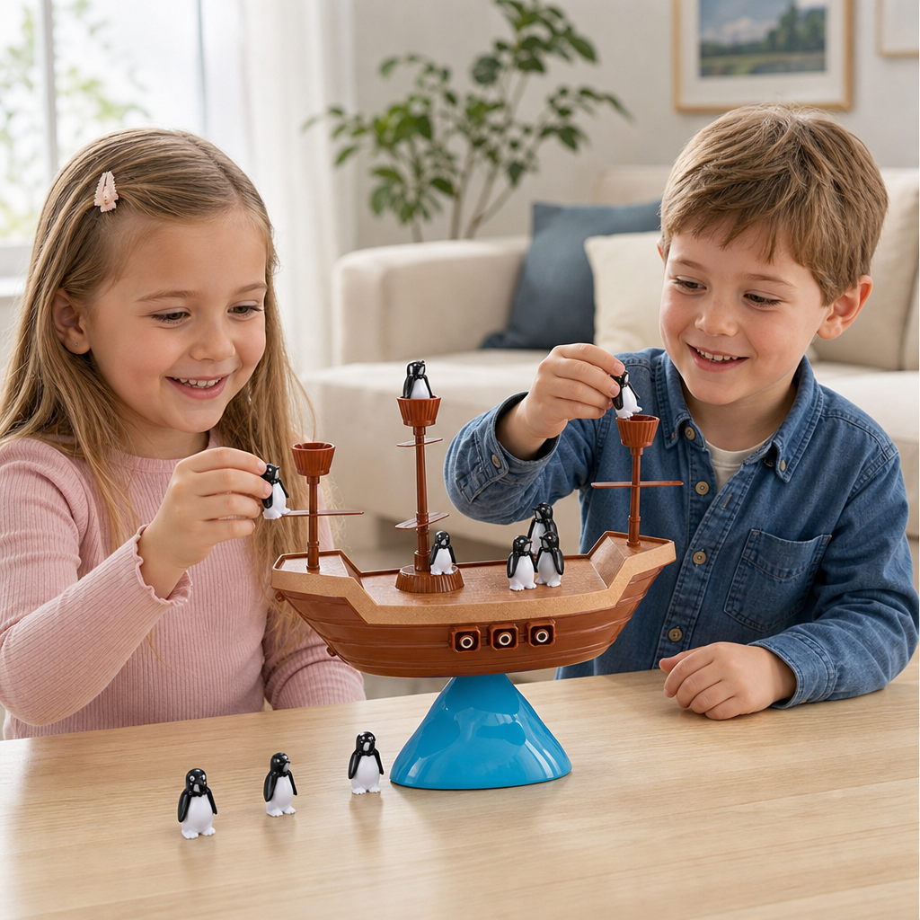 Pingvin Piratskepp – Balansspel