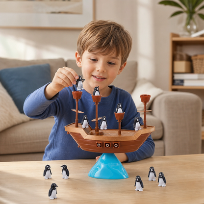 Pingvin Piratskepp – Balansspel
