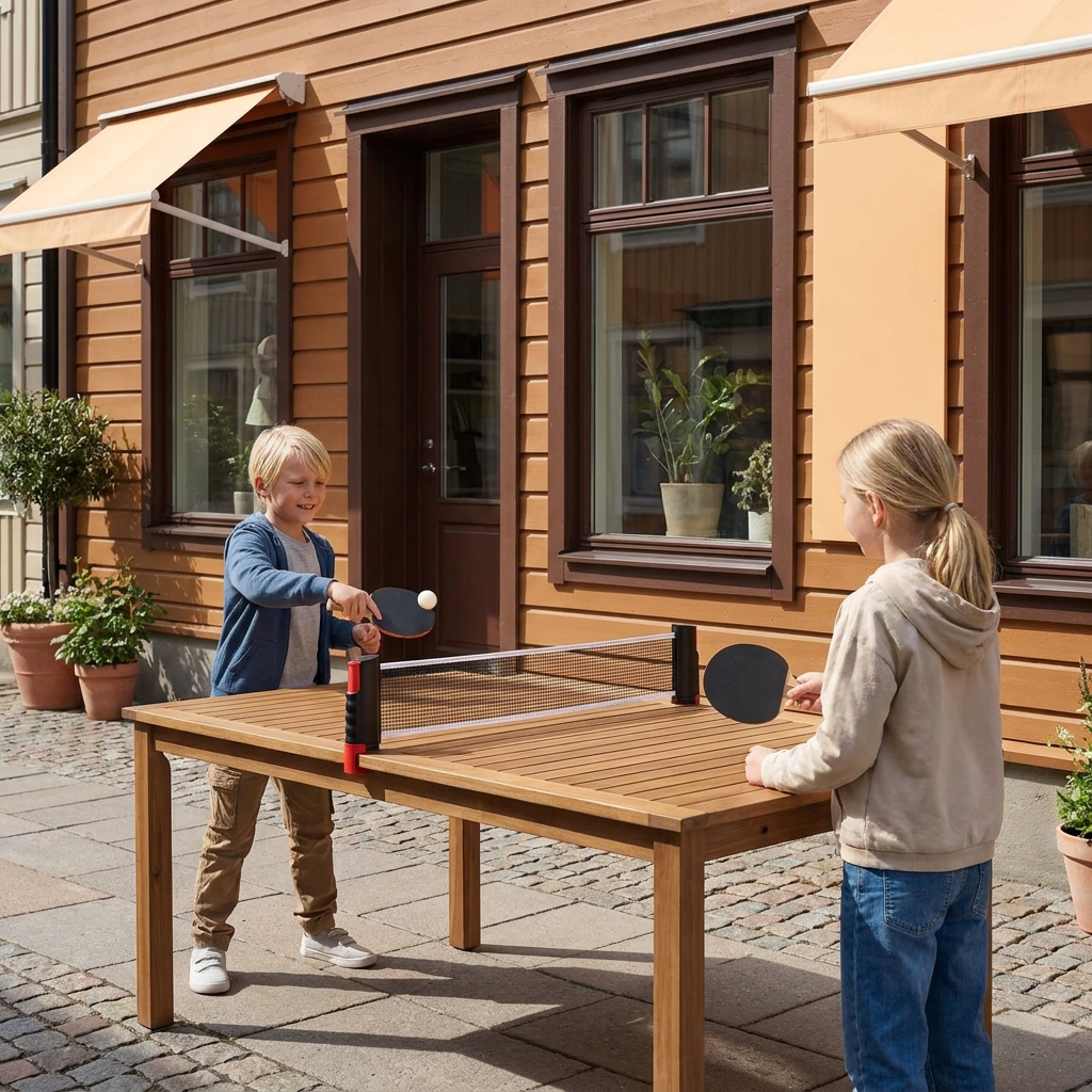 Justerbart Bordtennisset – Passar På Alla Bord!