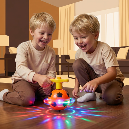 Självlysande LED-fotbollssnurra