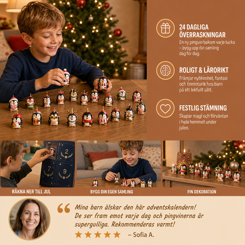 24-dagars pingvinadventskalender