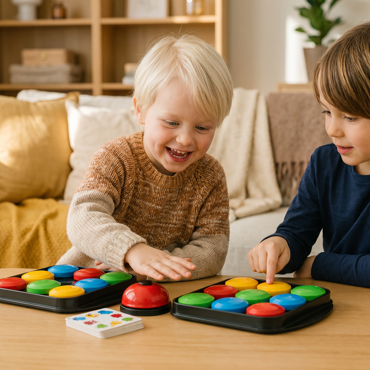 Utbildningsspel Familjens Klockspel för Färgmatchning