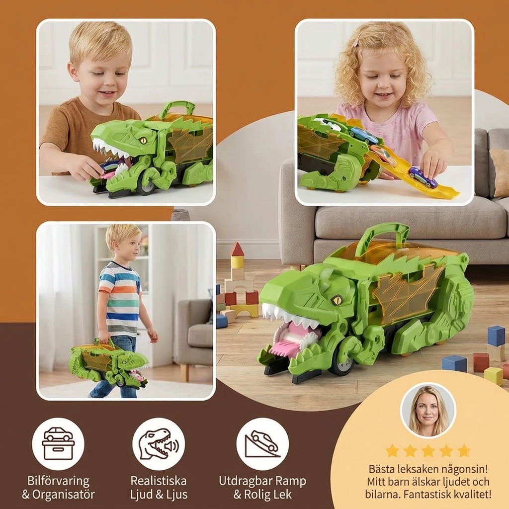 Dinosauriebilspel Lastbil