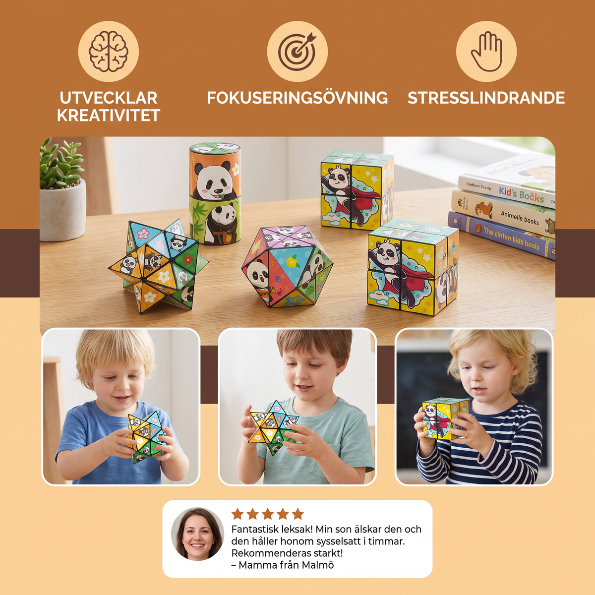Magisk Vikbar Kubleksak För Barn