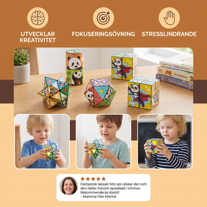 Magisk Vikbar Kubleksak För Barn
