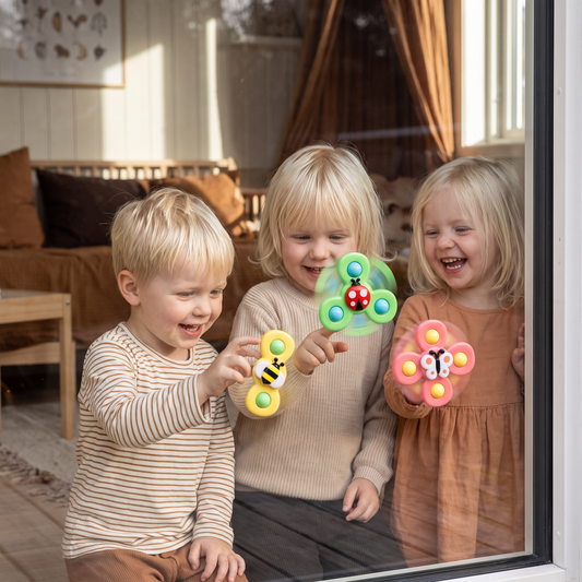 Rolig Barnkarusell Leksaksset Med 3 Delar