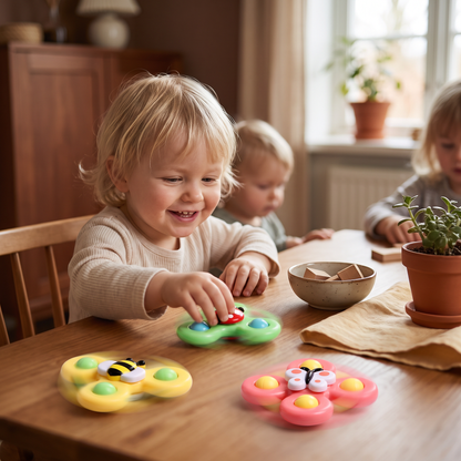 Rolig Barnkarusell Leksaksset Med 3 Delar
