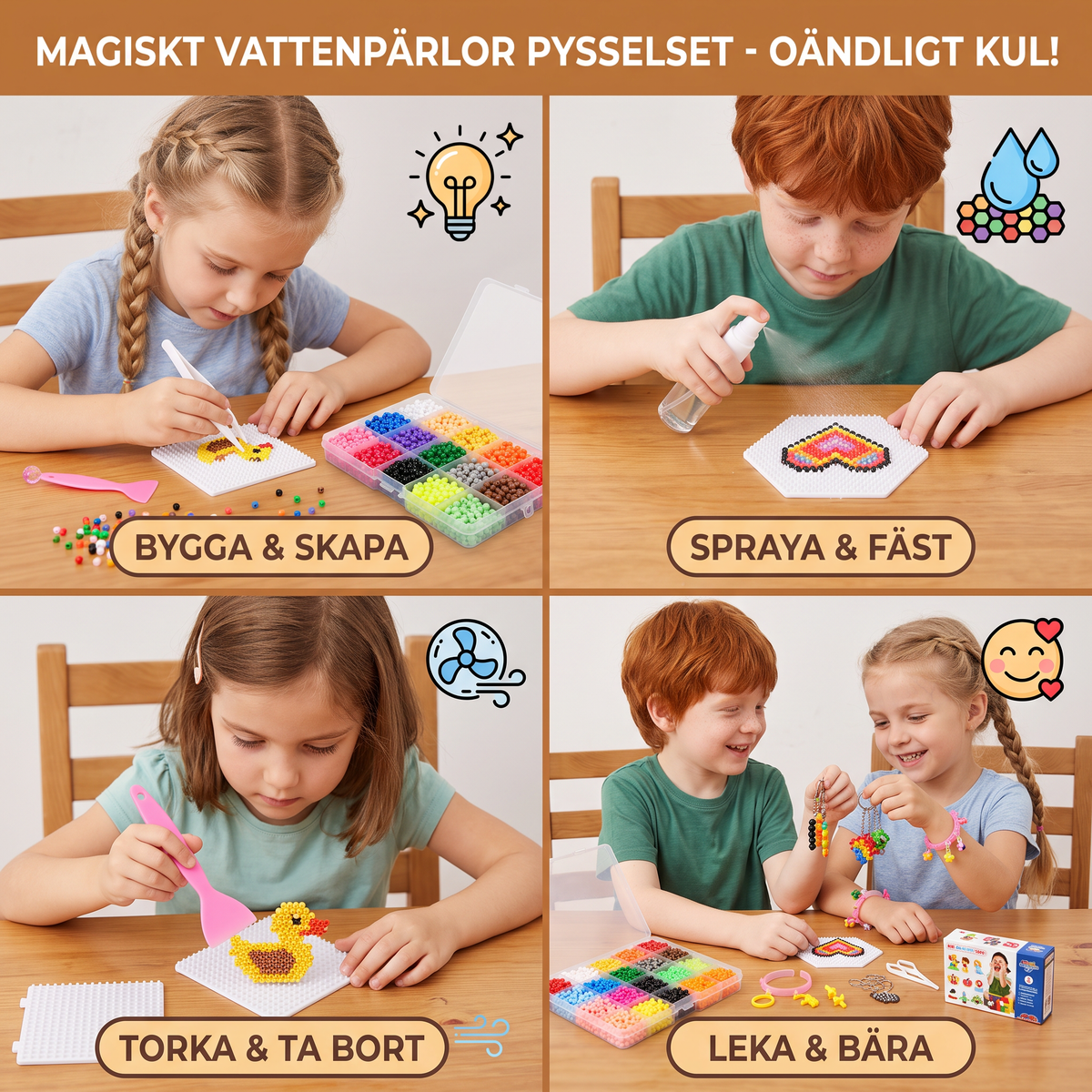 Magiskt Vattenpärlor Pysselset I Låda