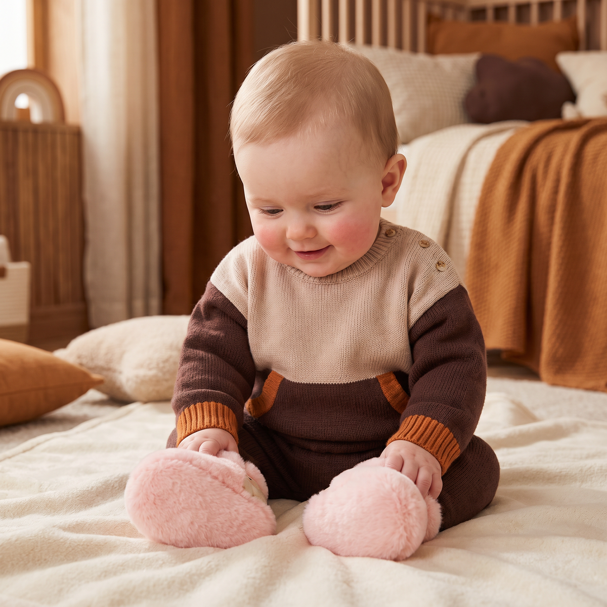 Mjuka Babysockskor