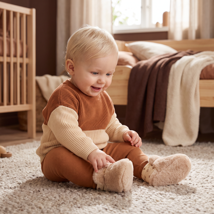 Mjuka Babysockskor