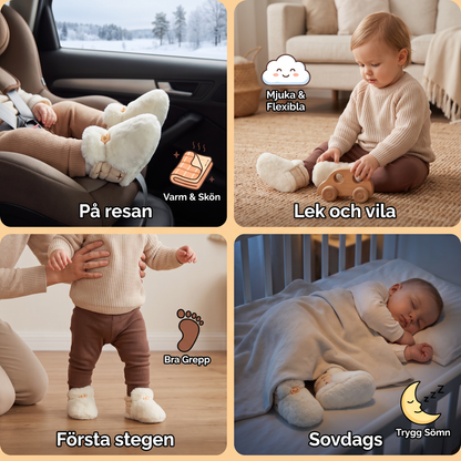 Mjuka Babysockskor