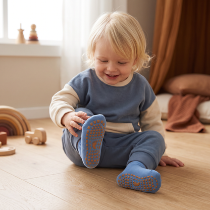 Säkra Halkfria Sockskor för Barn