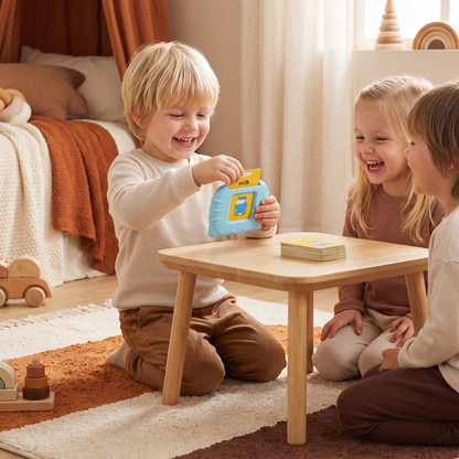 Pratande engelska lärokort – Interaktivt lärspel för barn