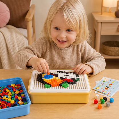 Montessori Mosaiktavla med Pluggar för Lek och Lärande